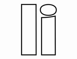 Desenho de Letra I Desenho Colorir Imprimir 06 (2)