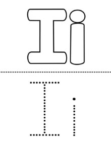 Desenho de Letra I Desenho Colorir Imprimir 16 (2)