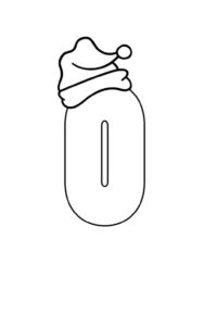 Desenho de Letra O Desenho Colorir Imprimir 03