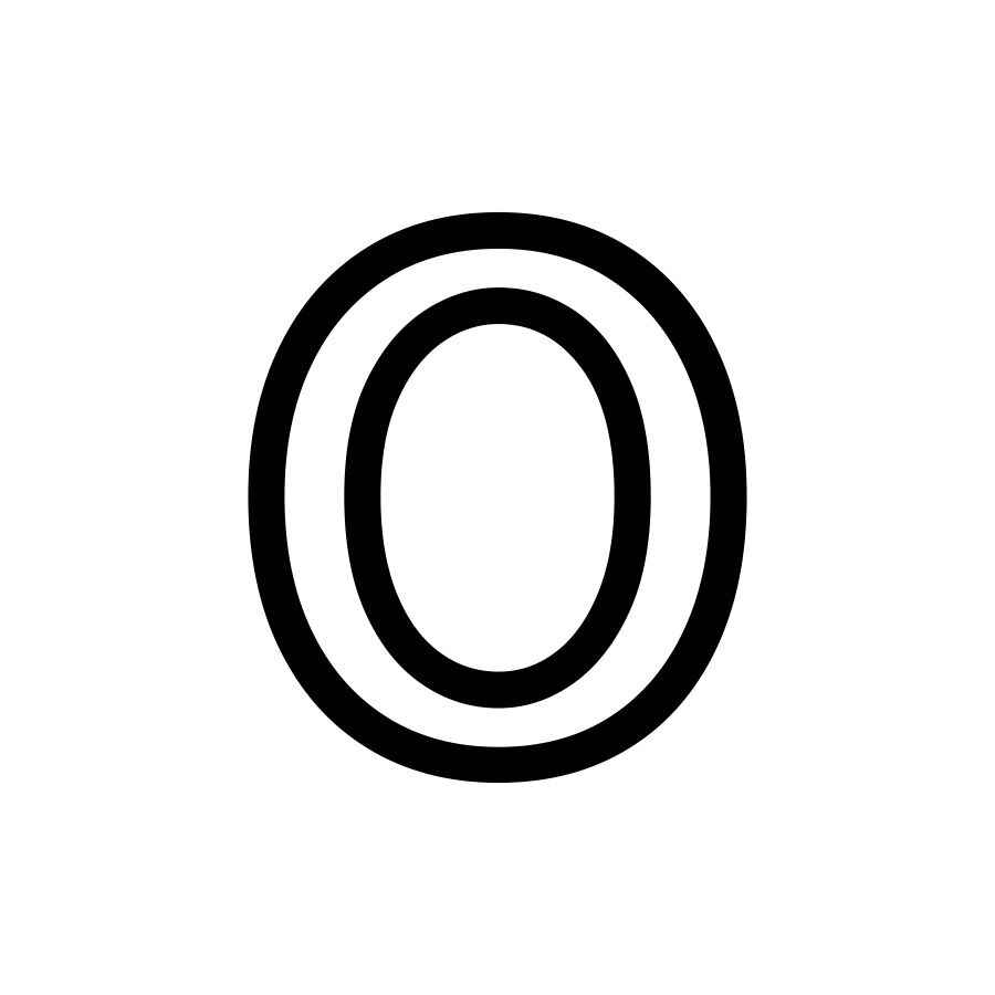 Desenho de Letra O Desenho Colorir Imprimir 05