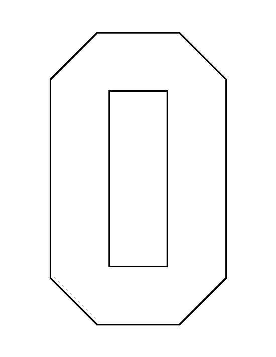 Desenho de Letra O Desenho Colorir Imprimir 06