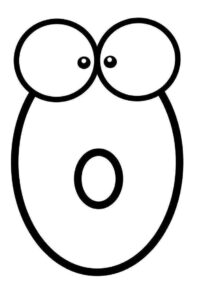 Desenho de Letra O Desenho Colorir Imprimir 13