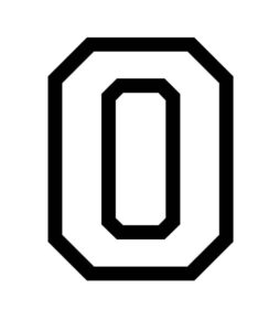 Desenho de Letra O Desenho Colorir Imprimir 14