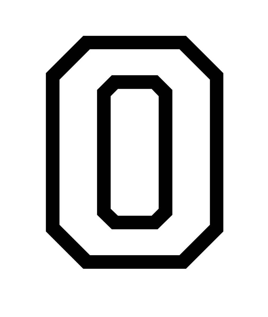 Desenho de Letra O Desenho Colorir Imprimir 14