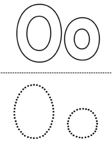 Desenho de Letra O Desenho Colorir Imprimir 19