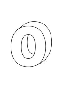 Desenho de Letra O Desenho Colorir Imprimir 20