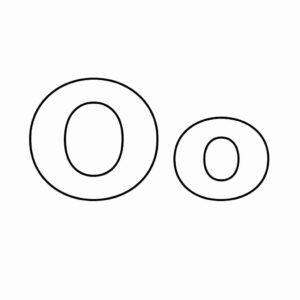 Desenho de Letra O Desenho Colorir Imprimir 24