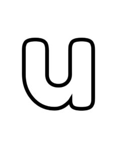 Desenho de Letra U Desenho Colorir Imprimir 15