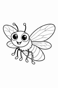 Desenho de Mosca Desenho Colorir Imprimir 06