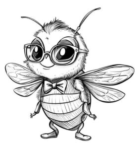 Desenho de Mosca Desenho Colorir Imprimir 08