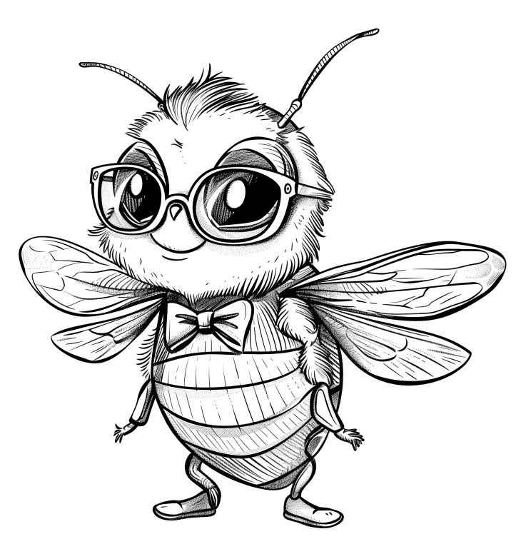 Desenho de Mosca Desenho Colorir Imprimir 08