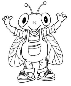 Desenho de Mosca Desenho Colorir Imprimir 18