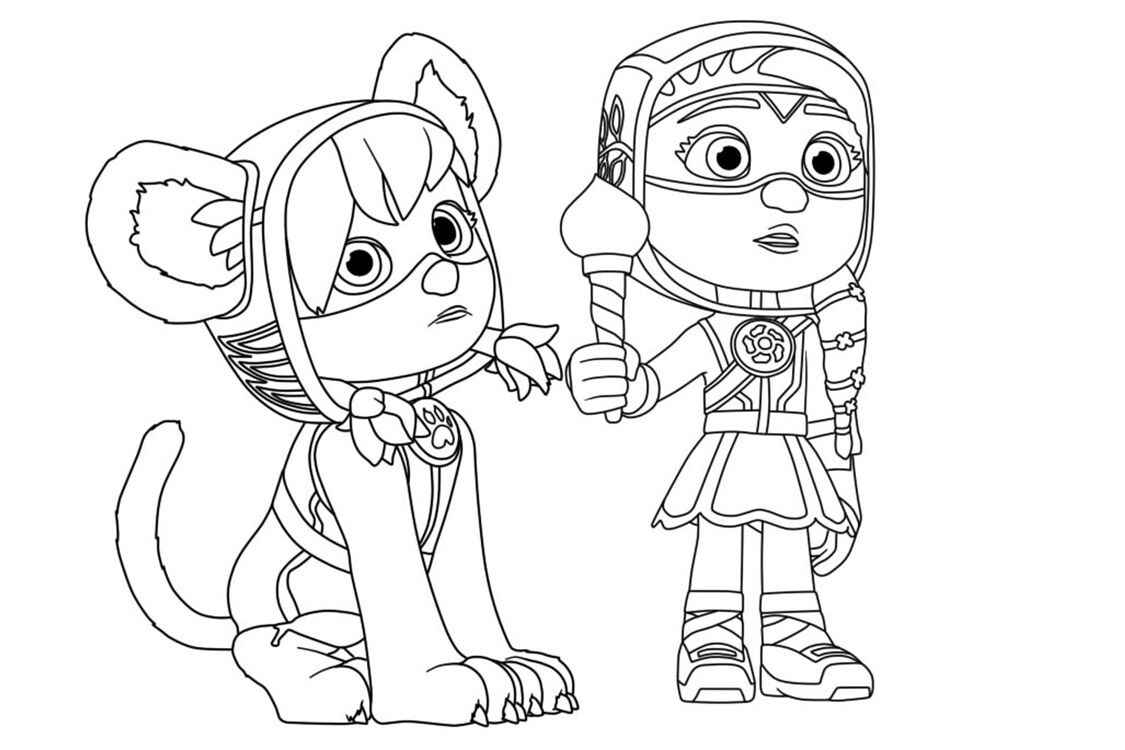 Desenho de Patrulheiros Em Ação Desenho Colorir Imprimir 04