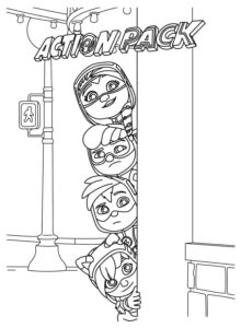 Desenho de Patrulheiros Em Ação Desenho Colorir Imprimir 06