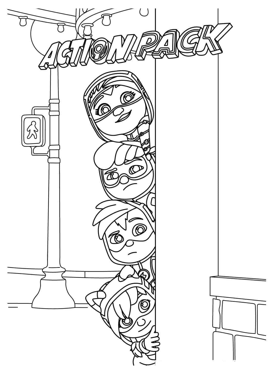 Desenho de Patrulheiros Em Ação Desenho Colorir Imprimir 06