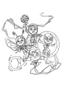 Desenho de Patrulheiros Em Ação Desenho Colorir Imprimir 11