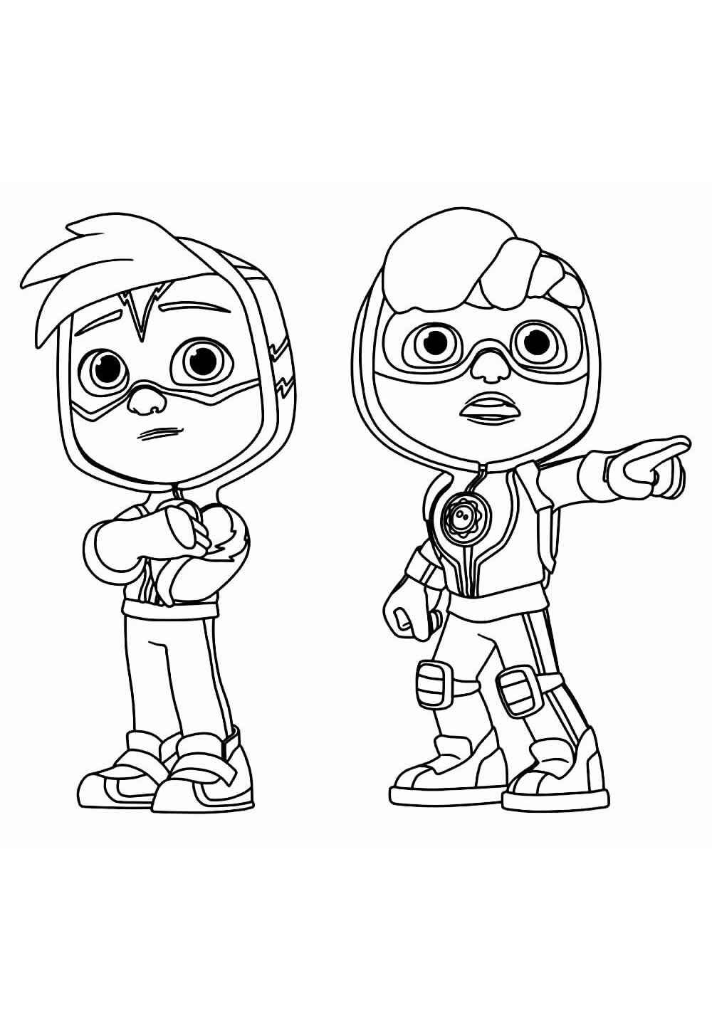 Desenho de Patrulheiros Em Ação Desenho Colorir Imprimir 14