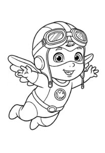 Desenho de Patrulheiros Em Ação Desenho Colorir Imprimir 16