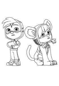 Desenho de Patrulheiros Em Ação Desenho Colorir Imprimir 19