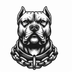 Desenho de Pitbull Desenho Colorir Imprimir 37