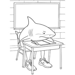 Desenho de Tralalero Tralala Desenho Colorir Imprimir 08