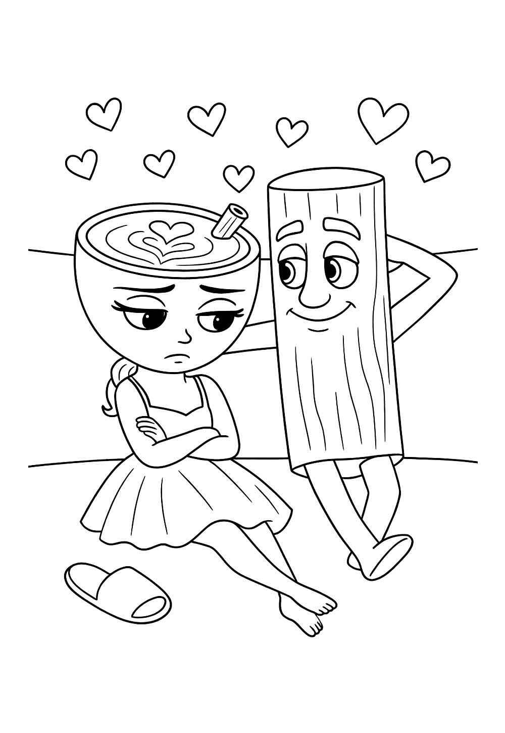 Desenho de Tung Tung Sahur Desenho Colorir Imprimir 09