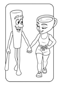 Desenho de Tung Tung Sahur Desenho Colorir Imprimir 10