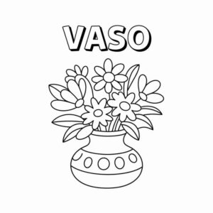 Desenho de Vaso De Flores Desenho Colorir Imprimir 26