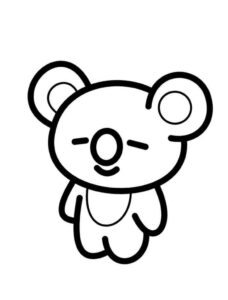 Desenho de BT21 Desenho Colorir Imprimir 02