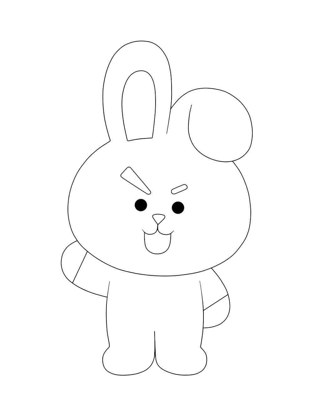 Desenho de BT21 Desenho Colorir Imprimir 11
