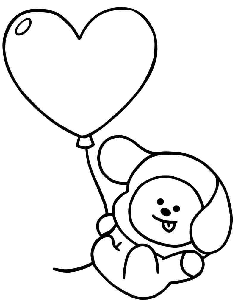 Desenho de BT21 Desenho Colorir Imprimir 13