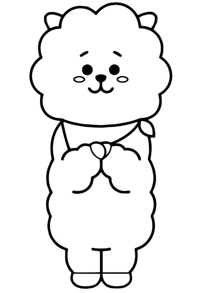 Desenho de BT21 Desenho Colorir Imprimir 14