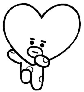 Desenho de BT21 Desenho Colorir Imprimir 21