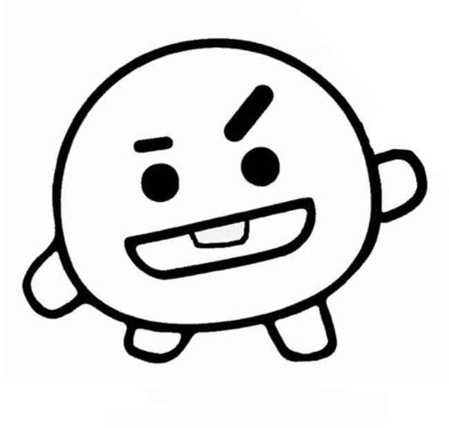 Desenho de BT21 Desenho Colorir Imprimir 32