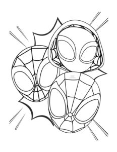 Desenho de Spidey E Seus Amigos Espetaculares Desenho Colorir Imprimir 05