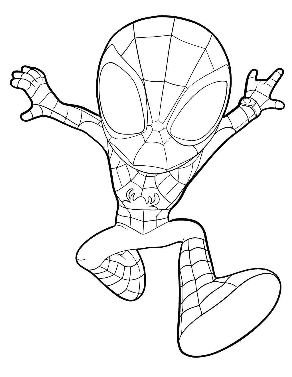 Desenho de Spidey E Seus Amigos Espetaculares Desenho Colorir Imprimir 12