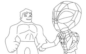 Desenho de Spidey E Seus Amigos Espetaculares Desenho Colorir Imprimir 17