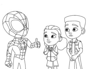 Desenho de Spidey E Seus Amigos Espetaculares Desenho Colorir Imprimir 18