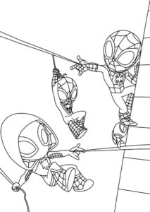 Desenho de Spidey E Seus Amigos Espetaculares Desenho Colorir Imprimir 20