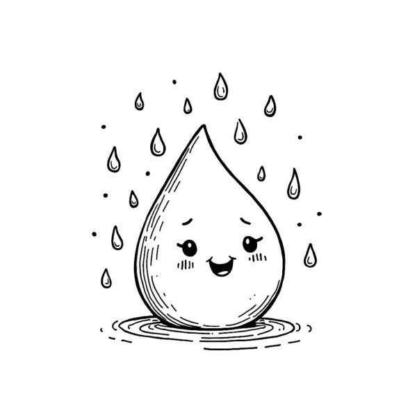 Desenho de água Desenho Colorir Imprimir 09