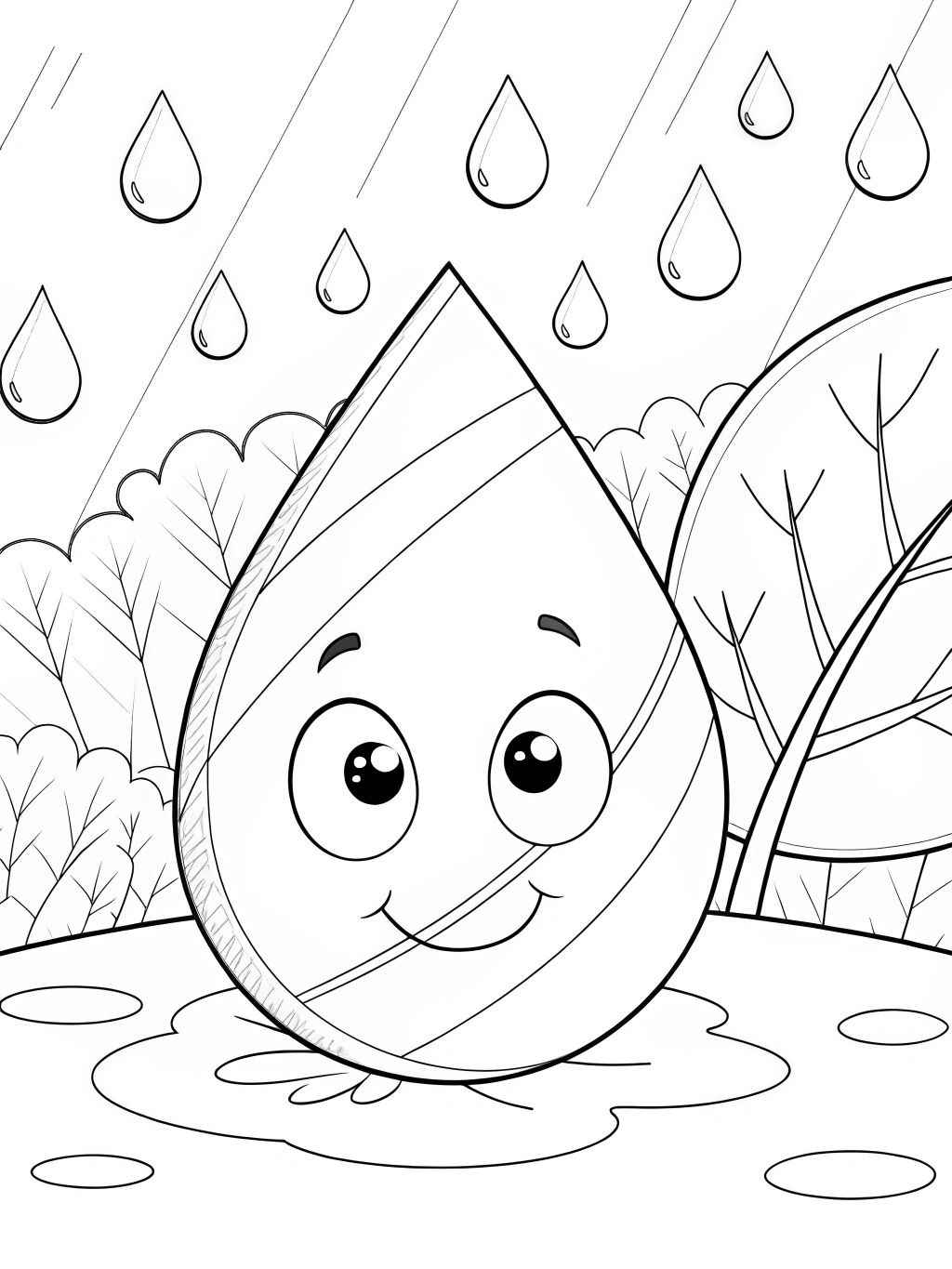 Desenho de água Desenho Colorir Imprimir 13