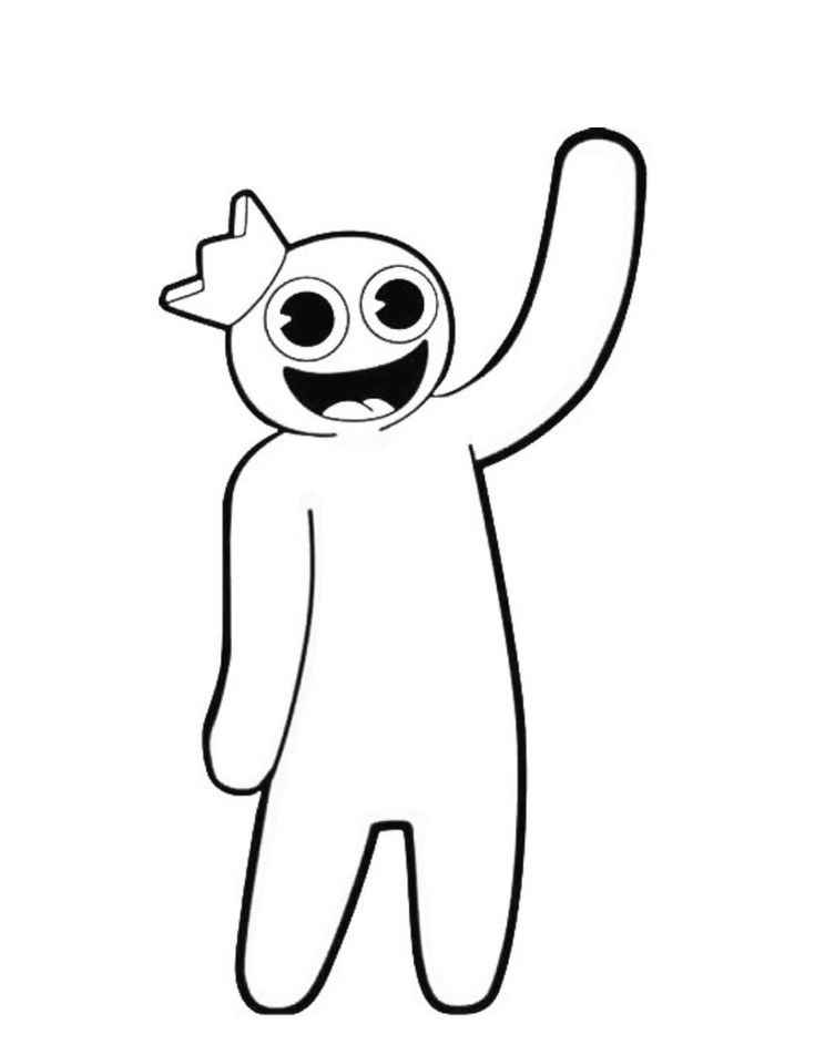 Desenho de Azul Babão Desenho Colorir Imprimir 23