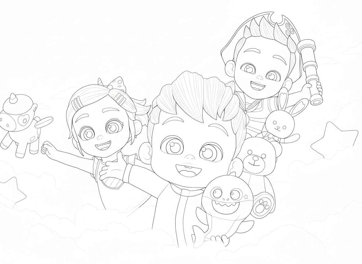 Desenho de Bebefinn Desenho Colorir Imprimir 06