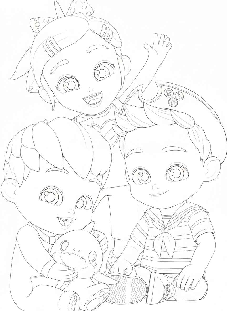 Desenho de Bebefinn Desenho Colorir Imprimir 07