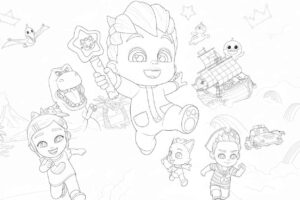 Desenho de Bebefinn Desenho Colorir Imprimir 08