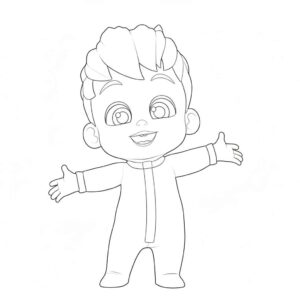 Desenho de Bebefinn Desenho Colorir Imprimir 09