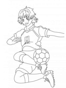 Desenho de Blue Lock Desenho Colorir Imprimir 04