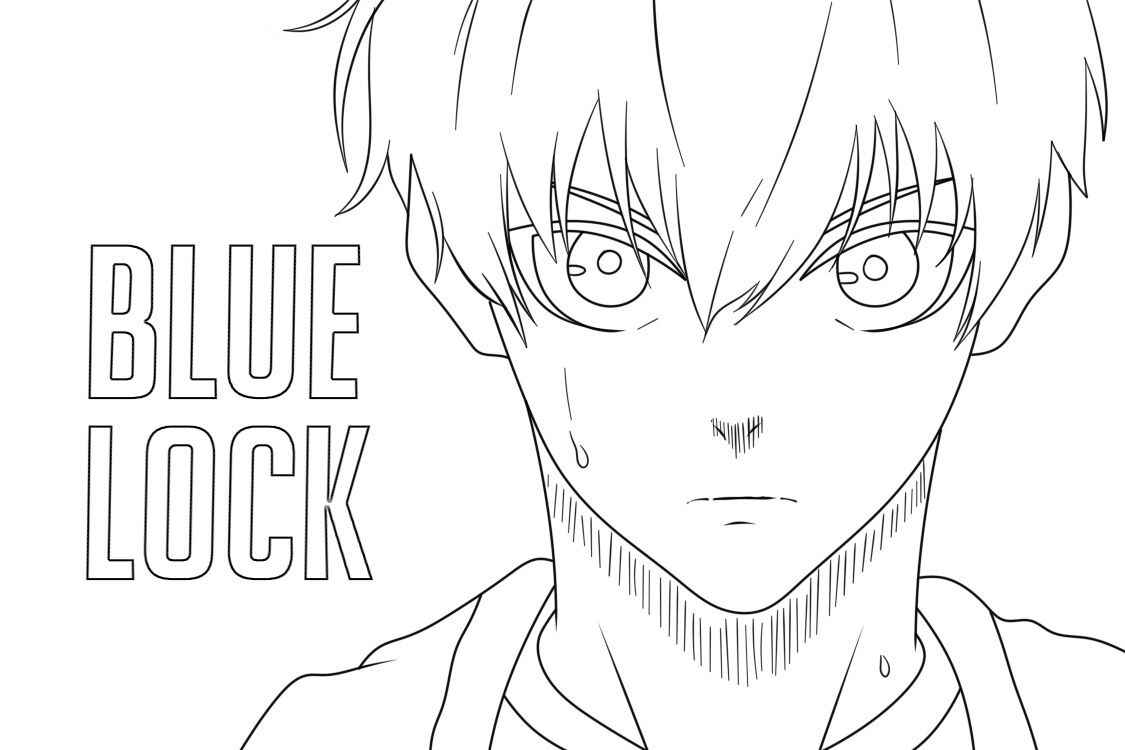 Desenho de Blue Lock Desenho Colorir Imprimir 07