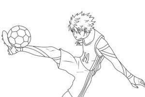 Desenho de Blue Lock Desenho Colorir Imprimir 09