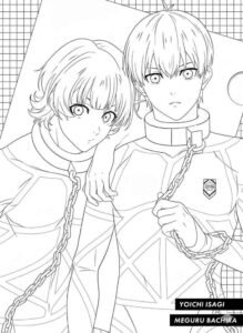 Desenho de Blue Lock Desenho Colorir Imprimir 14